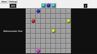 Скриншот 1 к игре Пять в ряд: Подарок для Мамы