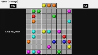 Скриншот 2 к игре Пять в ряд: Подарок для Мамы