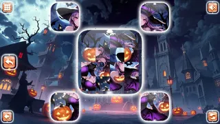 Скриншот 3 к игре Lovely Anime Puzzle: Halloween