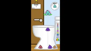 Скриншот 2 к игре Poop Game【Suika-Style Falling Puzzle】