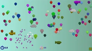 Скриншот 1 к игре Pop Balloons and Drop People