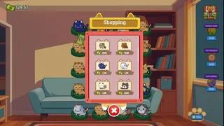 Скриншот 4 к игре Merge Cats Idle Evolution