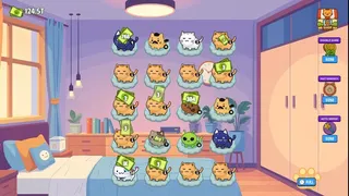 Скриншот 5 к игре Merge Cats Idle Evolution
