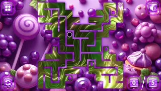 Скриншот 1 к игре Sweetie Candy Maze: Purple Grape