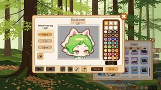 Скриншот 3 к игре Cozy~ Fishing Kitten 喵！一起摸鱼吧~