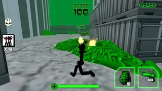 Скриншот 3 к игре Stickman Zombie Shooting 3D