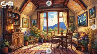 Скриншот 4 к игре Meow Time Machine: VAN GOGH Plus
