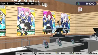 Скриншот 1 к игре Schoolgirl Card Pull Simulator