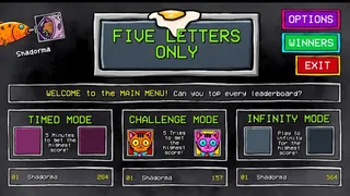 Скриншот 4 к игре Five Letters Only