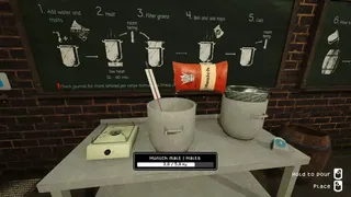 Скриншот 2 к игре Drunken Hog: Dystopian Pub & Brewing Simulator