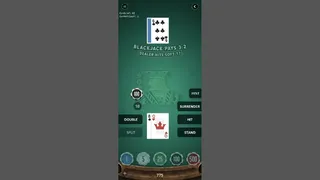 Скриншот 2 к игре Steve's Blackjack Trainer Pro