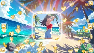 Скриншот 3 к игре Lovely Anime Puzzle: Summer
