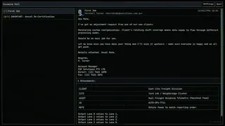 Скриншот 1 к игре LANE-4: A Dystopian Programming Thriller