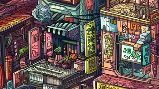 Скриншот 2 к игре 100 Cyberpunk Cats