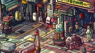 Скриншот 5 к игре 100 Cyberpunk Cats