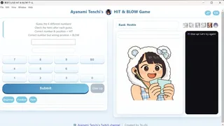 Скриншот 1 к игре 綾波てんちの　HIT&BLOW