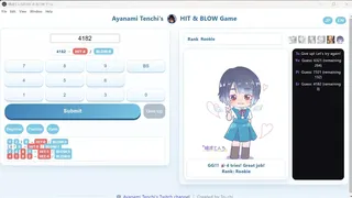 Скриншот 5 к игре 綾波てんちの　HIT&BLOW