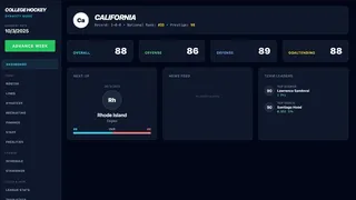 Скриншот 1 к игре Coastal Summit Sports: College Hockey 26