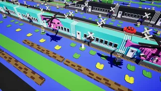 Скриншот 1 к игре JAYWALK: An Endless Arcade Hopper Game