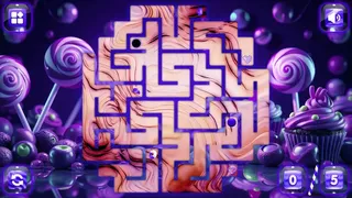 Скриншот 4 к игре Sweetie Candy Maze: Violet Plum