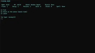 Скриншот 4 к игре Nick's Text Adventure