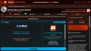 Скриншот 1 к игре Rule1A Incremental: Idle Forum