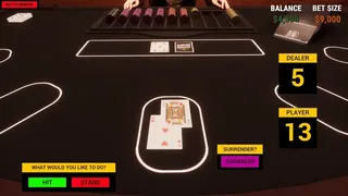Скриншот 2 к игре Blackjack Simulator 2026