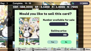 Скриншот 2 к игре Maid Card Gacha: Collect, Display, Complete