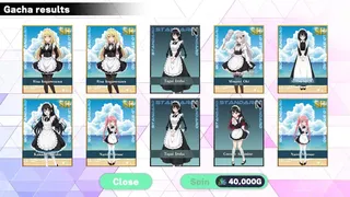 Скриншот 4 к игре Maid Card Gacha: Collect, Display, Complete