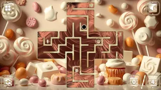 Скриншот 1 к игре Sweetie Candy Maze: White Chocolate