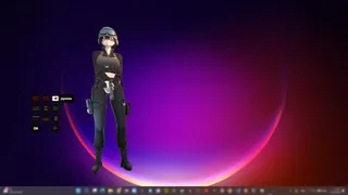 Скриншот 3 к игре Desktop Waifu Defender