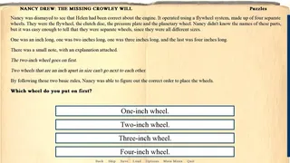Скриншот 4 к игре Nancy Drew: The Missing Crowley Will