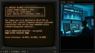 Скриншот 2 к игре Silence Archives Terminal