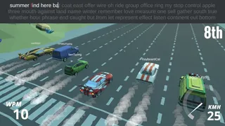 Скриншот 2 к игре Typing Drag Racer