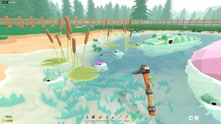 Скриншот 1 к игре Mini Pond Farm: Frogs & Lilypads