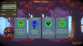 Скриншот 2 к игре Shroomanoid: breakout action roguelike