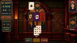 Скриншот 5 к игре Dealer Bust! | Roguelike BlackJack