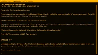 Скриншот 1 к игре Terminal Tales: An Interactive Fiction Anthology