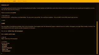Скриншот 2 к игре Terminal Tales: An Interactive Fiction Anthology