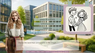 Скриншот 3 к игре Interactive Language-Learning Novel: Interview with Emma
