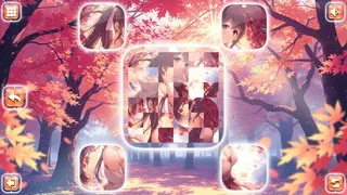 Скриншот 7 к игре Lovely Anime Puzzle: Autumn