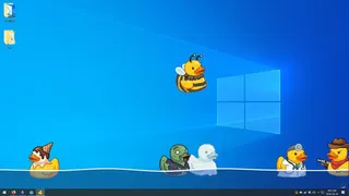 Скриншот 1 к игре Tiny Ducks: Desktop Bath