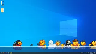 Скриншот 2 к игре Tiny Ducks: Desktop Bath