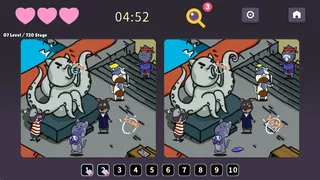 Скриншот 5 к игре Spot the Difference: Detective Neko