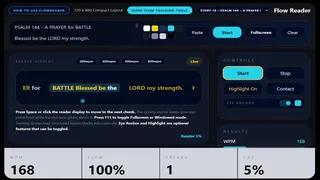 Скриншот 4 к игре Flow Reader — Speed Reading Trainer