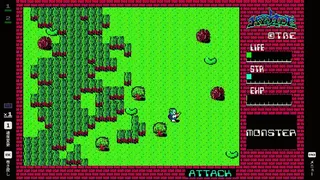 Скриншот 1 к игре EGGCONSOLE HYDLIDE PC-8801