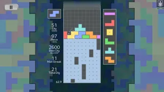 Скриншот 1 к игре Techmino-Downstacking