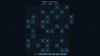 Скриншот 3 к игре Binairo - Takuzu
