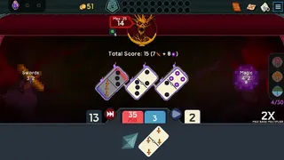 Скриншот 1 к игре Pipfiend: The Demonic Domino Deckbuilder