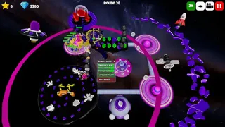 Скриншот 2 к игре Glowbot Tower Defense
